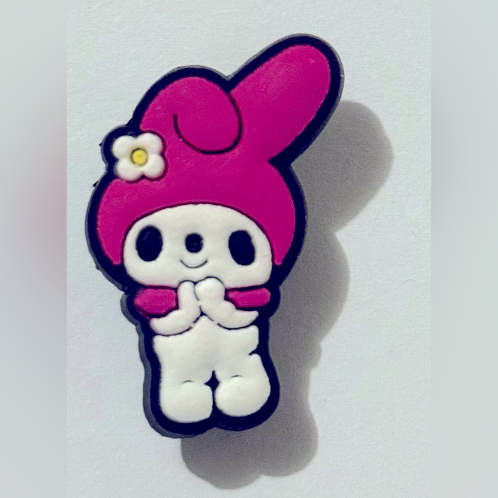 (10 for $16)  My Melody Hello Kitty Croc Charm Jibbit Shoe Charms
